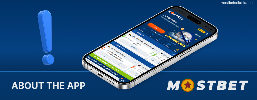 Mostbet app: betting, casino, same features as on PC