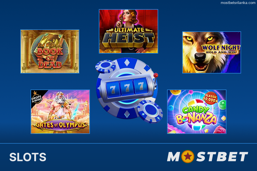 Play the top online slots at Mostbet Casino