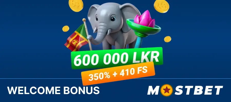 Mostbet welcome bonus in Sri Lanka